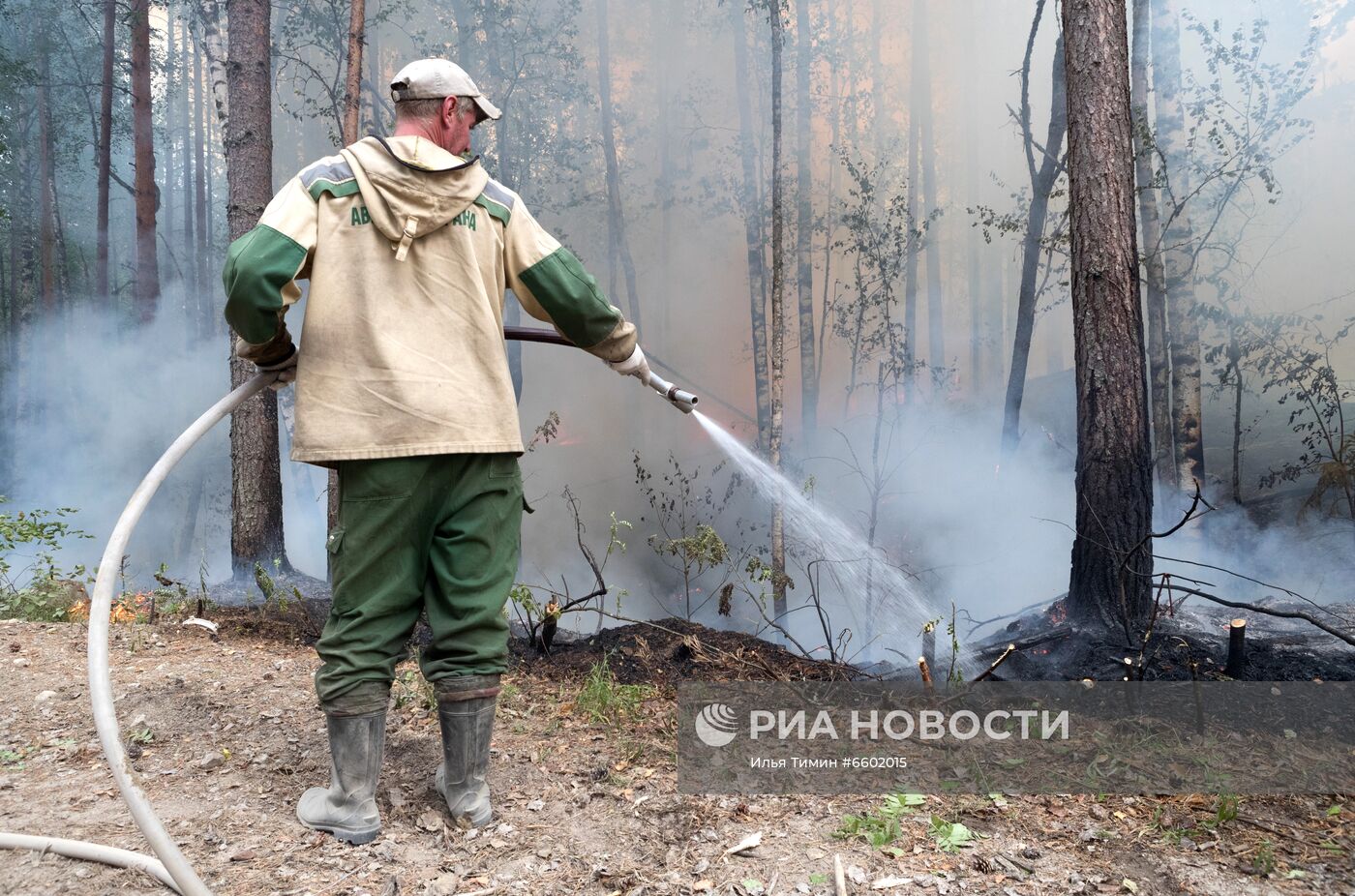 Природные пожары в Карелии