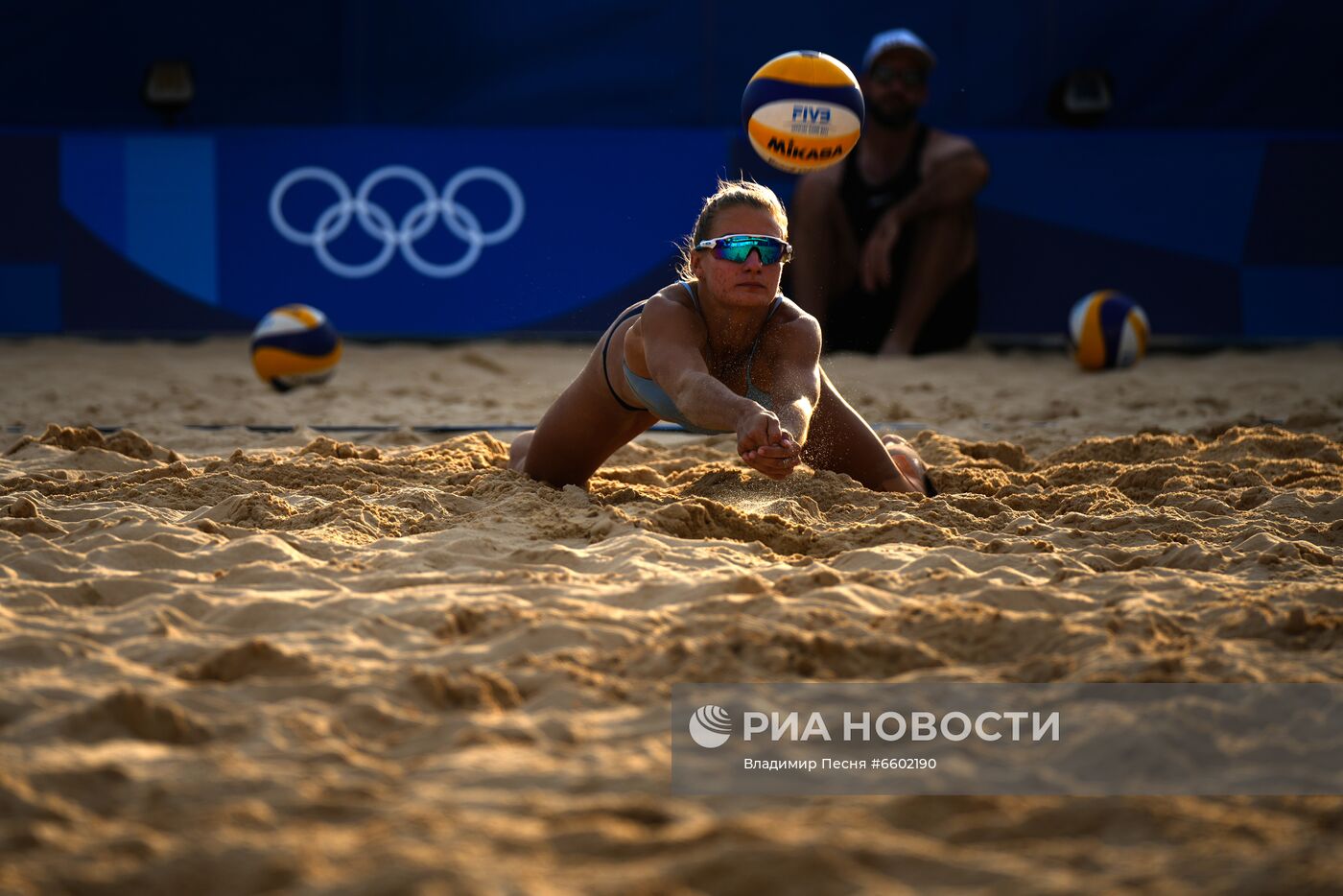 Олимпиада-2020. Пляжный волейбол. Тренировка сборной России