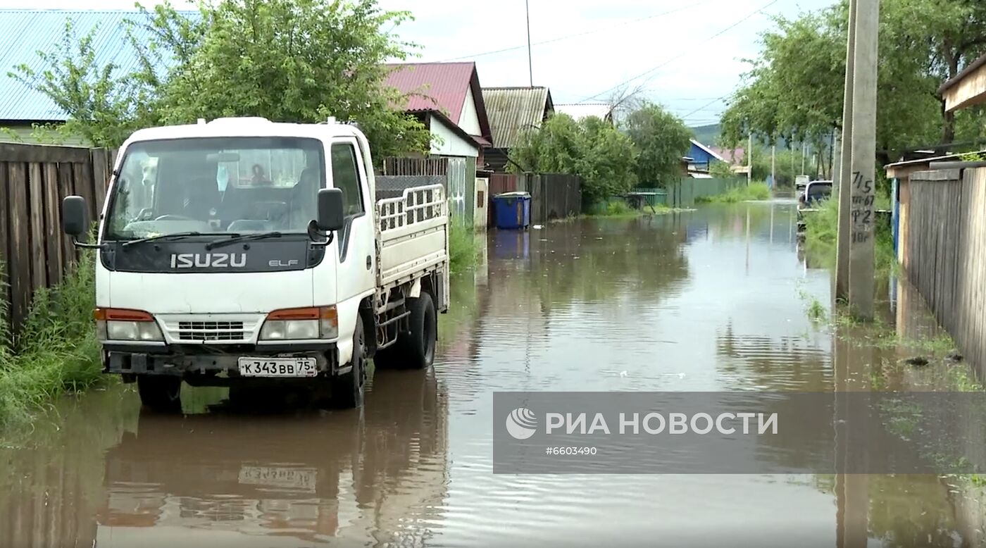 Паводки в Забайкальском крае