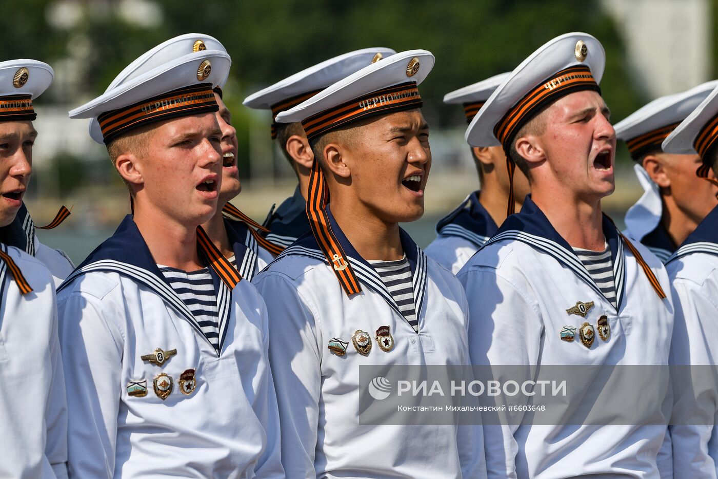 Репетиция парада ВМФ в Севастополе