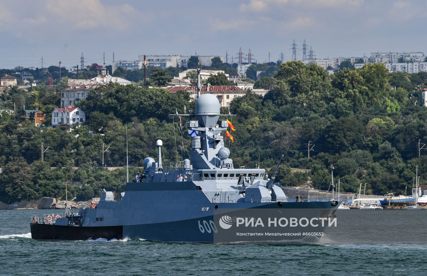 Репетиция парада ВМФ в Севастополе