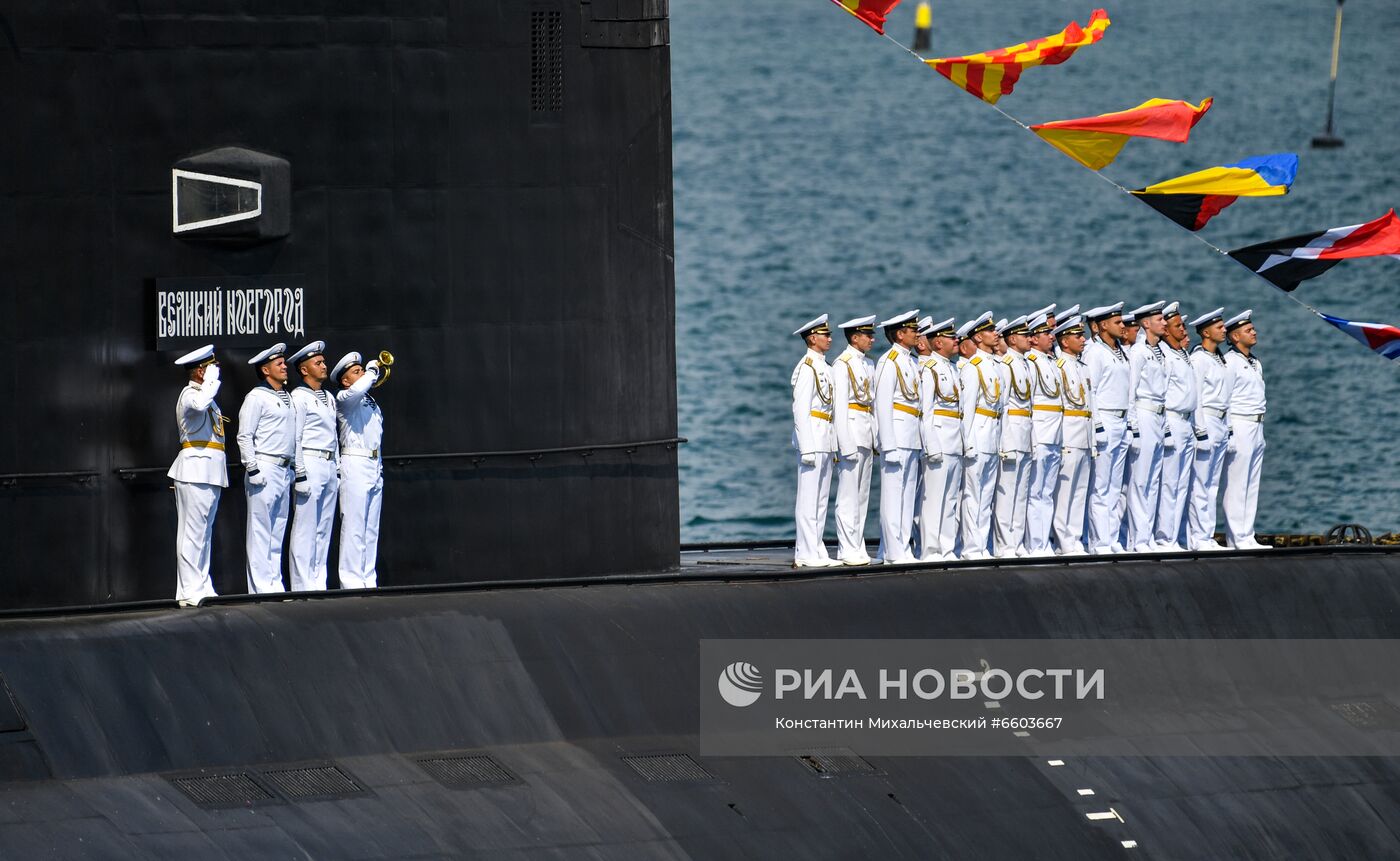 Репетиция парада ВМФ в Севастополе