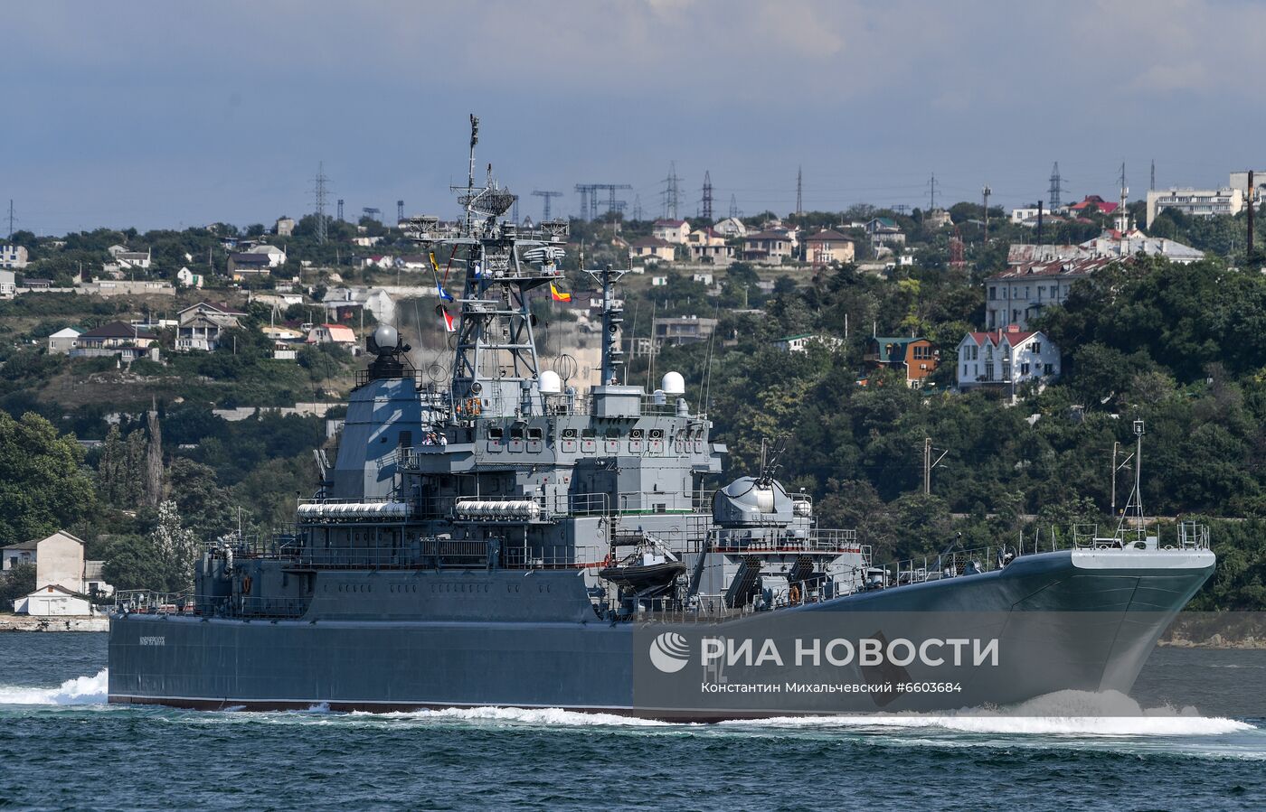 Репетиция парада ВМФ в Севастополе