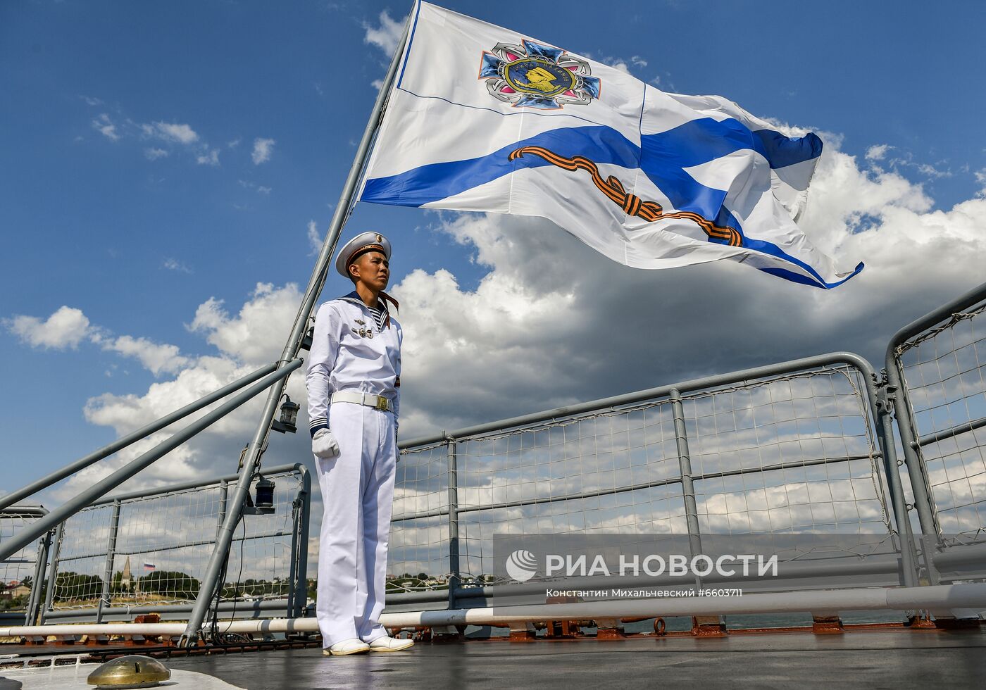 Репетиция парада ВМФ в Севастополе