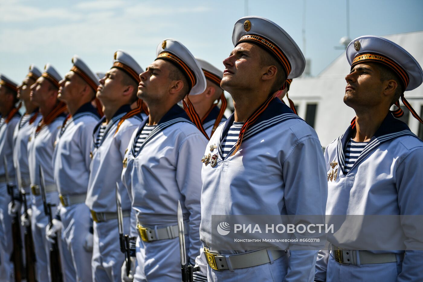 Репетиция парада ВМФ в Севастополе