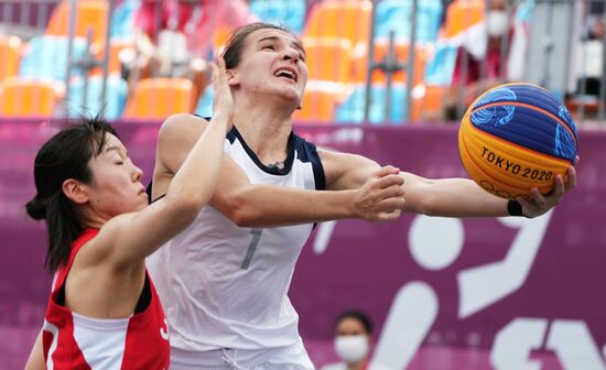 Олимпиада-2020. Баскетбол 3х3. Женщины. Матч Россия - Япония