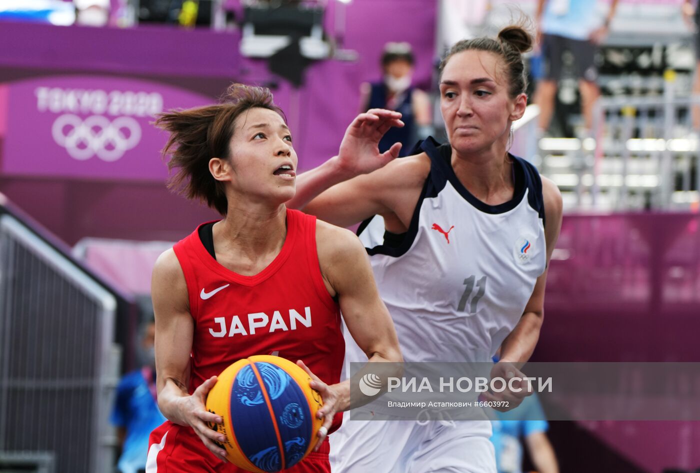 Олимпиада-2020. Баскетбол 3х3. Женщины. Матч Россия - Япония