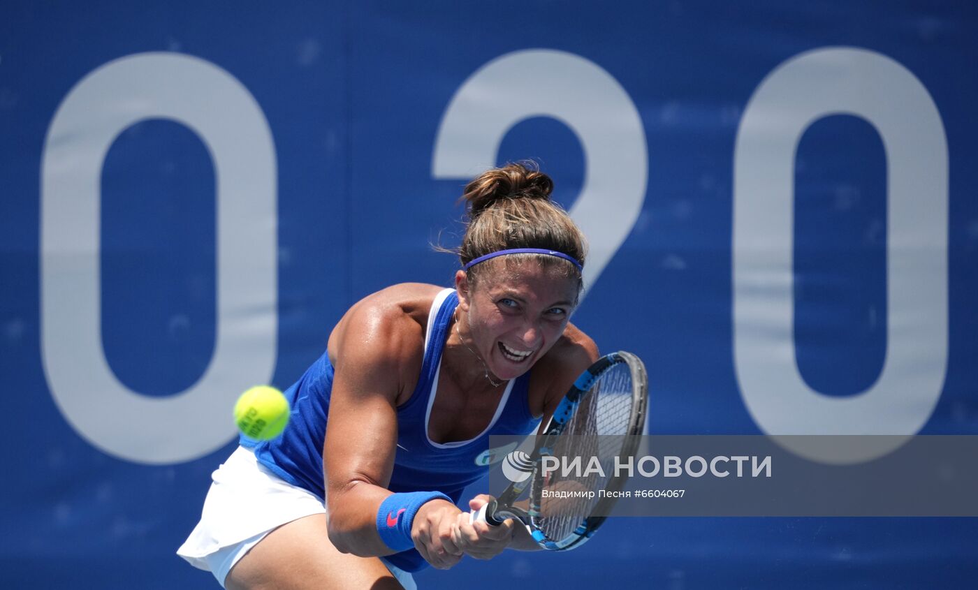 Олимпиада-2020. Теннис. Женщины. С. Эррани - А. Павлюченкова