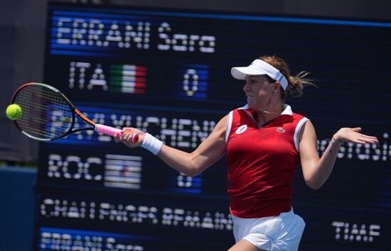 Олимпиада-2020. Теннис. Женщины. С. Эррани - А. Павлюченкова