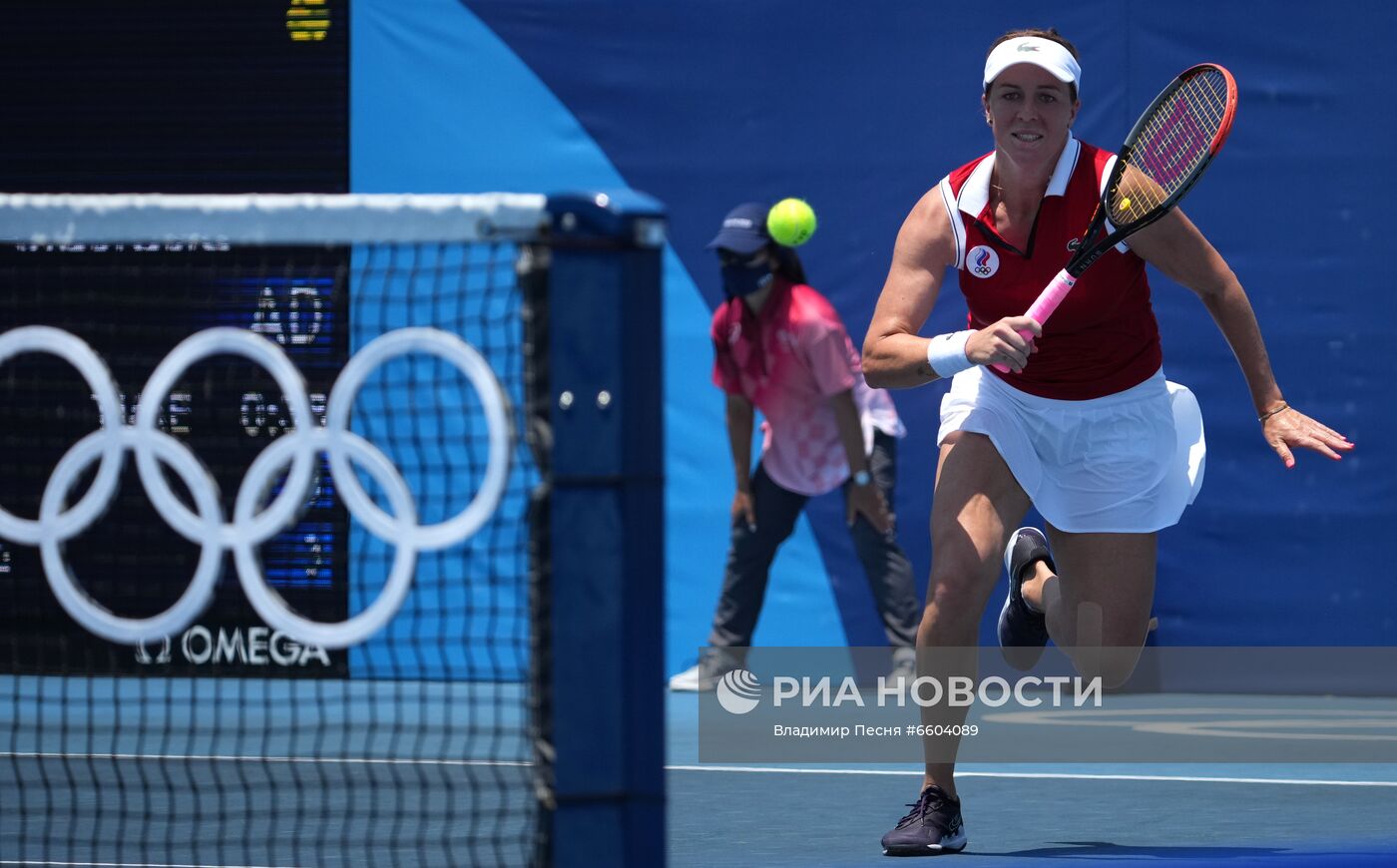 Олимпиада-2020. Теннис. Женщины. С. Эррани - А. Павлюченкова
