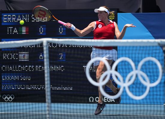 Олимпиада-2020. Теннис. Женщины. С. Эррани - А. Павлюченкова