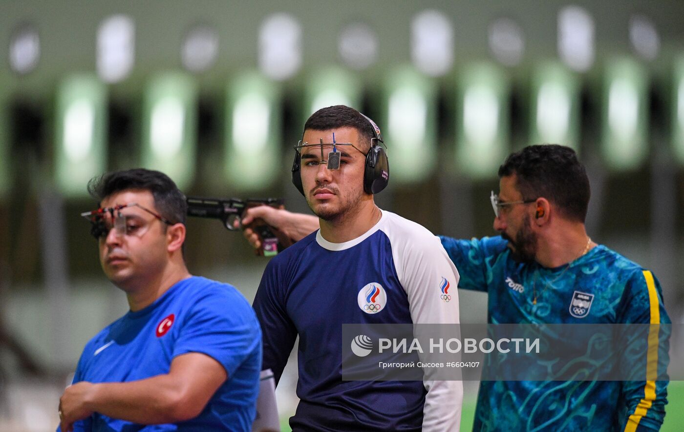 Олимпиада-2020. Стрельба. Мужчины. Пневматический пистолет. 10 м