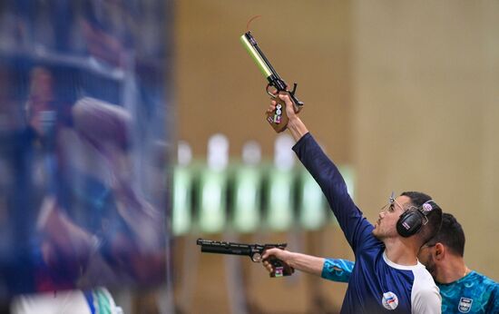 Олимпиада-2020. Стрельба. Мужчины. Пневматический пистолет. 10 м