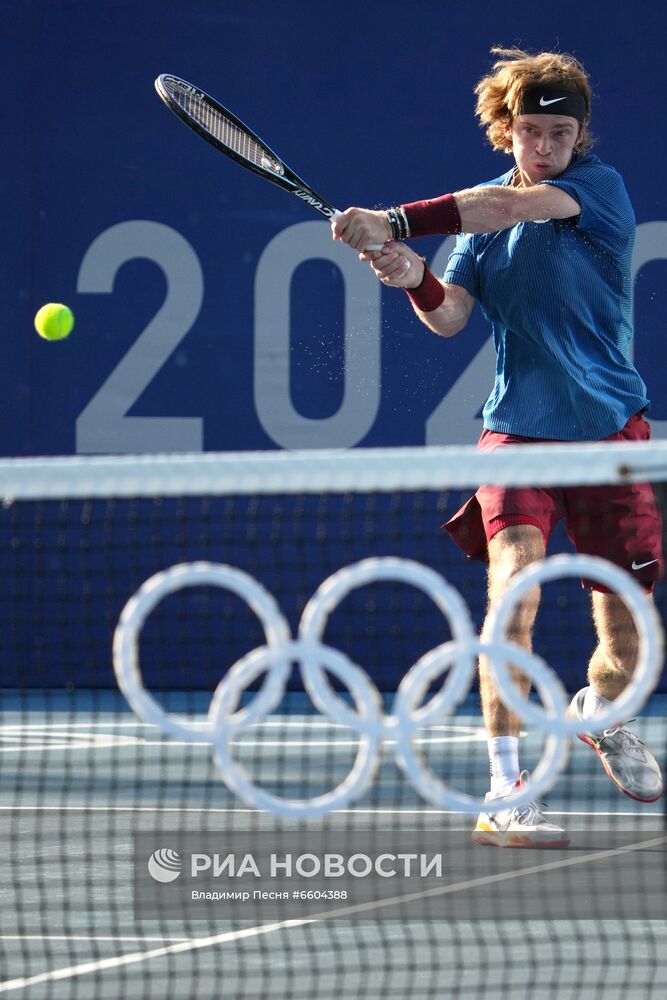 Олимпиада-2020. Теннис. Мужчины. Рублев/Хачанов - Рам/Тиафо