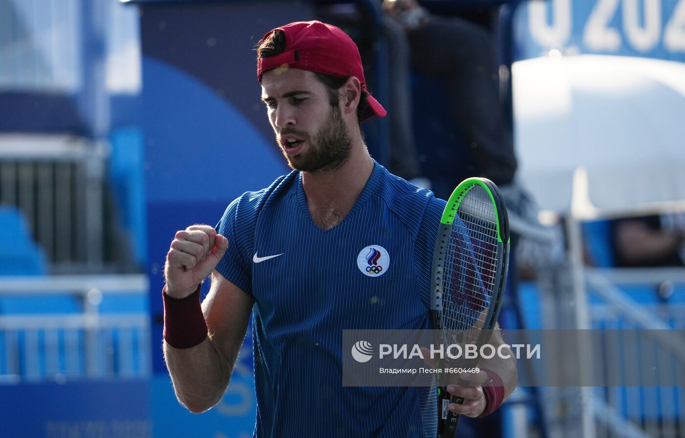 Олимпиада-2020. Теннис. Мужчины. Рублев/Хачанов - Рам/Тиафо