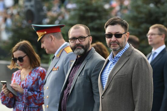 Выпуск офицеров Московского высшего общевойскового командного училища