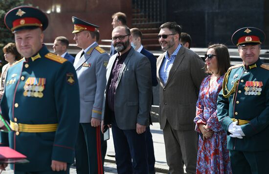 Выпуск офицеров Московского высшего общевойскового командного училища