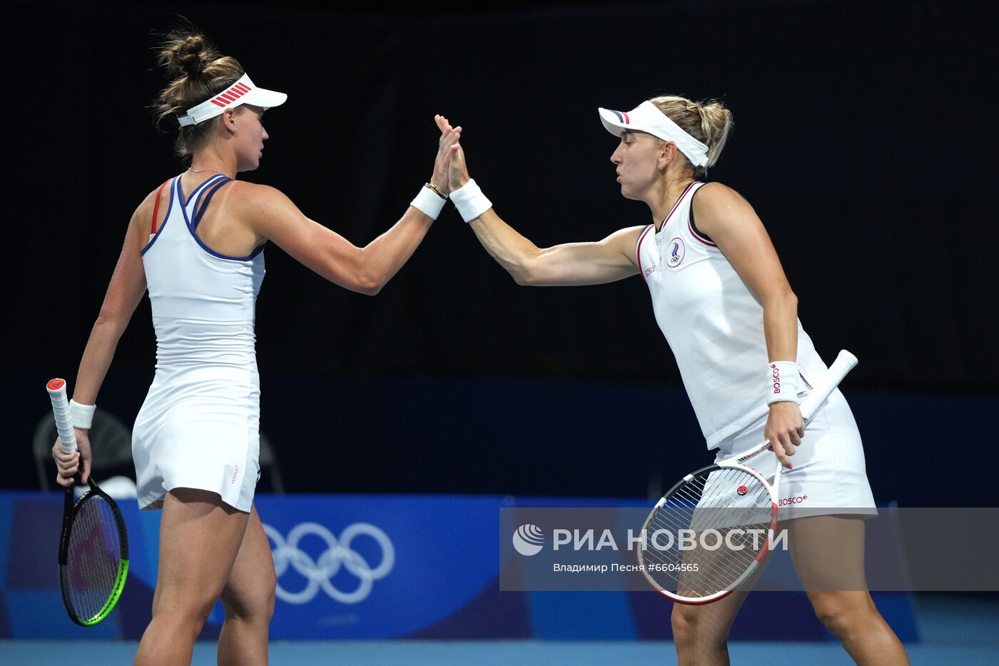 Олимпиада-2020. Теннис. Женщины. Кудерметова/Веснина - Зигемунд/Фридзам