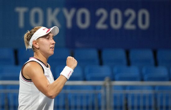 Олимпиада-2020. Теннис. Женщины. Кудерметова/Веснина - Зигемунд/Фридзам 