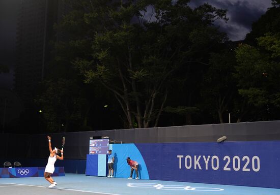 Олимпиада-2020. Теннис. Женщины. Кудерметова/Веснина - Зигемунд/Фридзам 