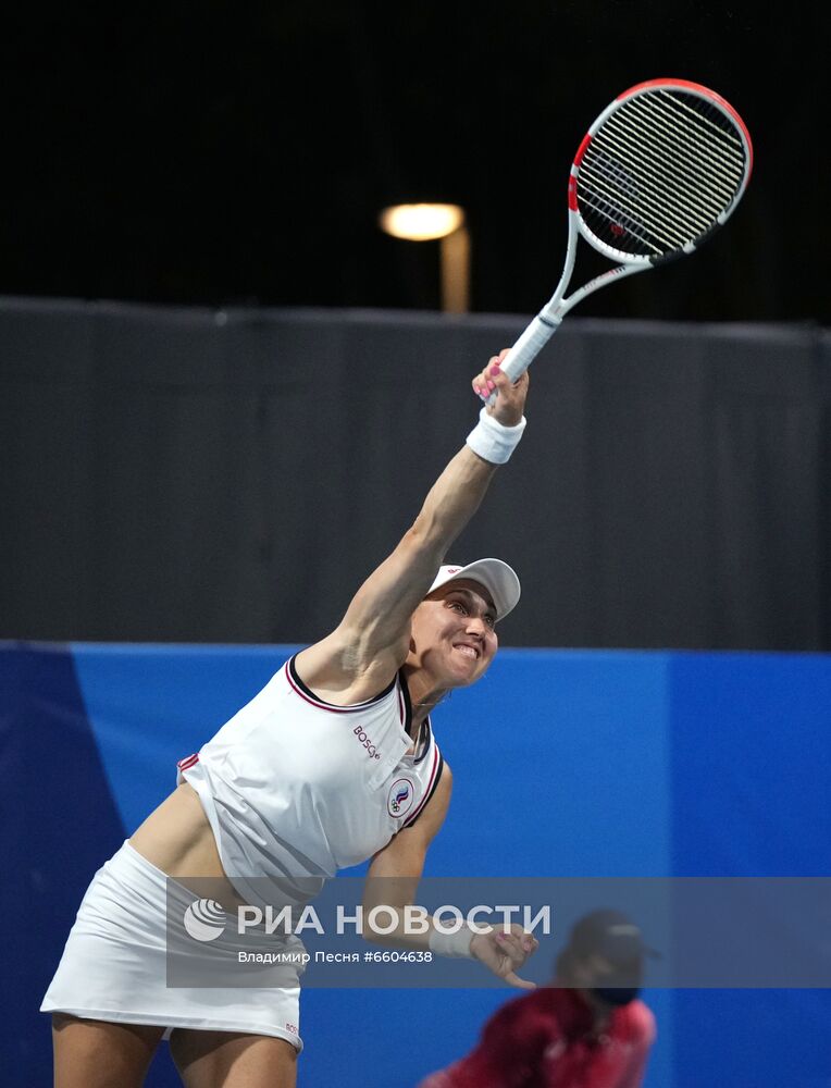 Олимпиада-2020. Теннис. Женщины. Кудерметова/Веснина - Зигемунд/Фридзам