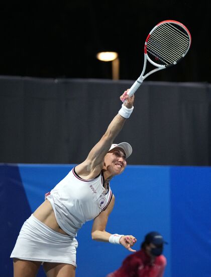 Олимпиада-2020. Теннис. Женщины. Кудерметова/Веснина - Зигемунд/Фридзам 