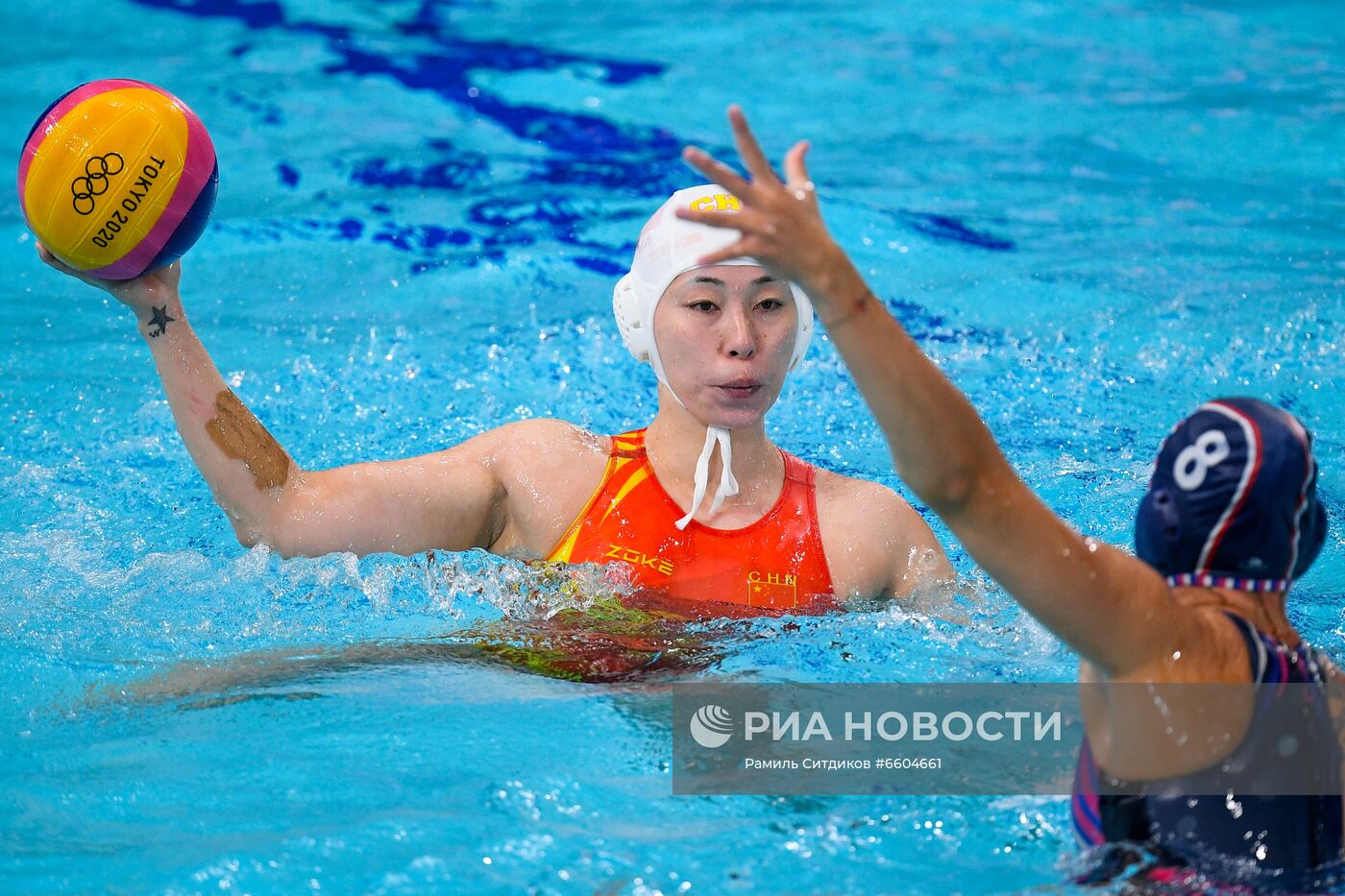 Олимпиада-2020. Водное поло. Женщины. Матч Китай - Россия