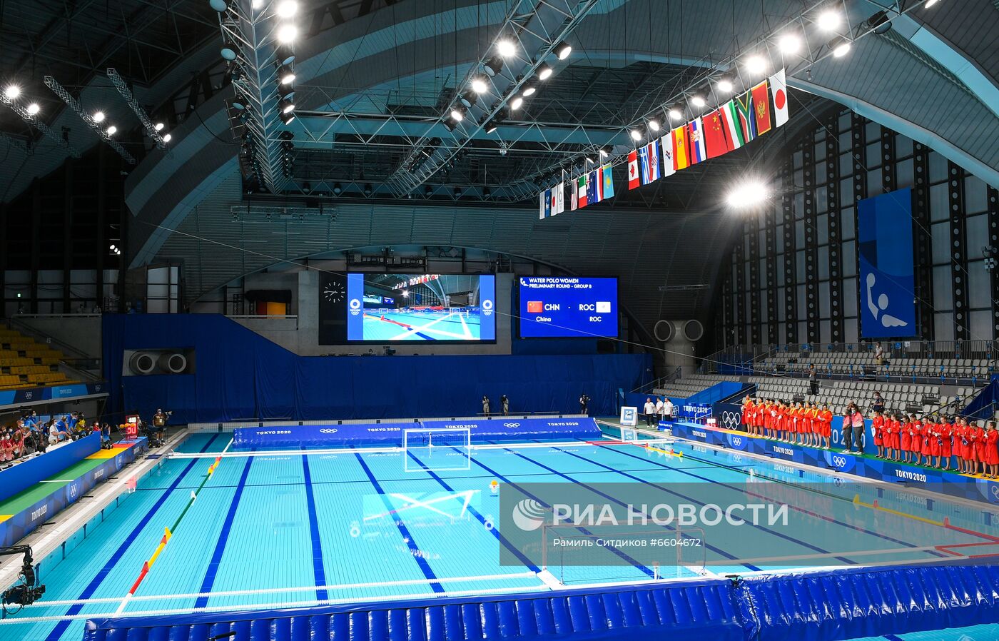 Олимпиада-2020. Водное поло. Женщины. Матч Китай - Россия