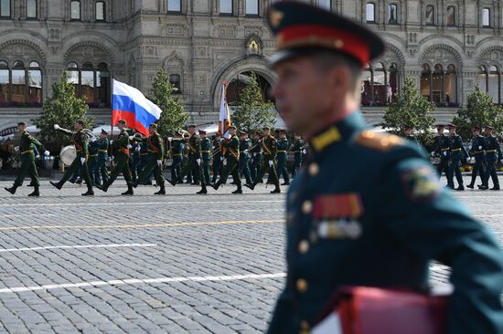 Выпуск офицеров Московского высшего общевойскового командного училища