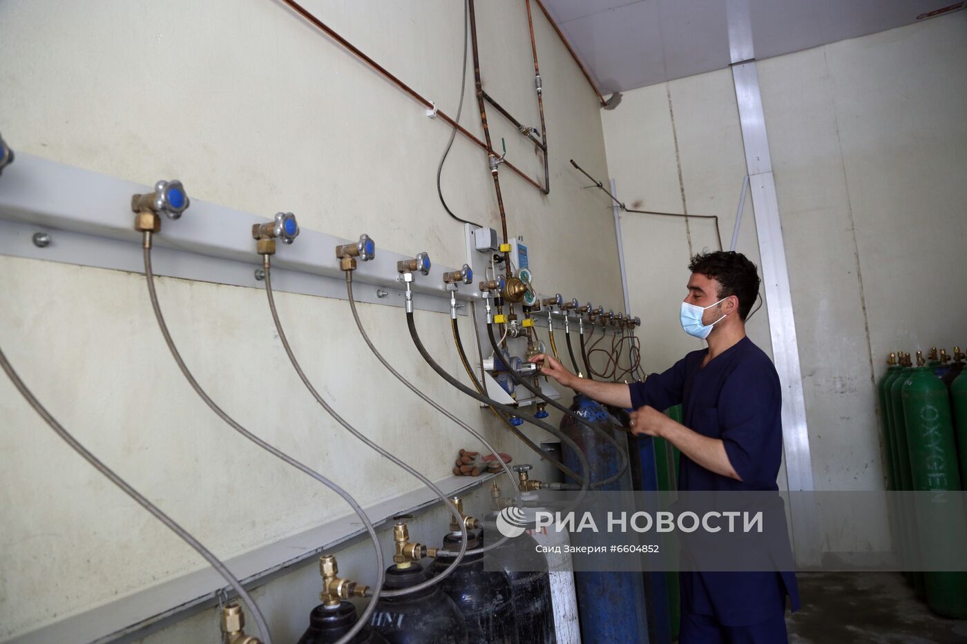 Госпиталь для лечения больных COVID-19 в Кабуле