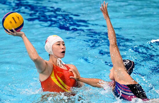 Олимпиада-2020. Водное поло. Женщины. Матч Китай - Россия
