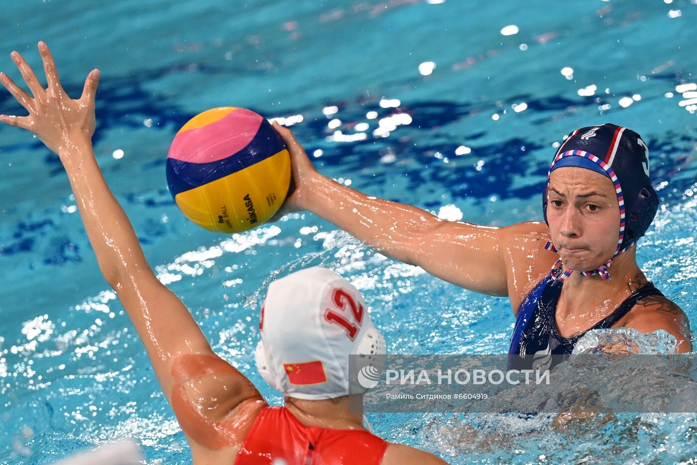 Олимпиада-2020. Водное поло. Женщины. Матч Китай - Россия