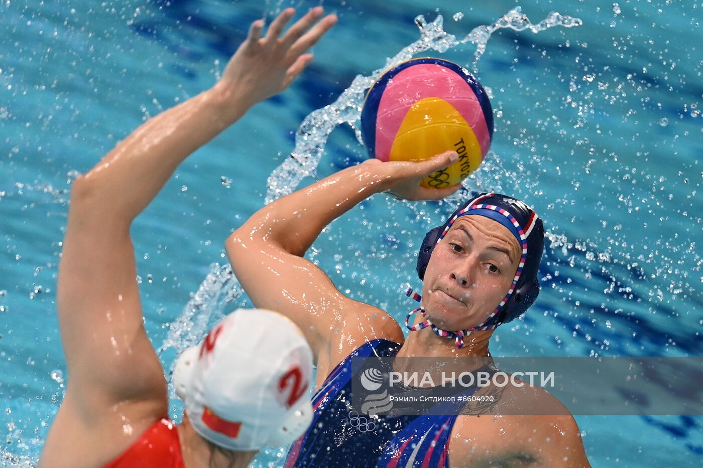 Олимпиада-2020. Водное поло. Женщины. Матч Китай - Россия