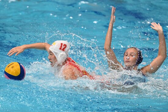 Олимпиада-2020. Водное поло. Женщины. Матч Китай - Россия