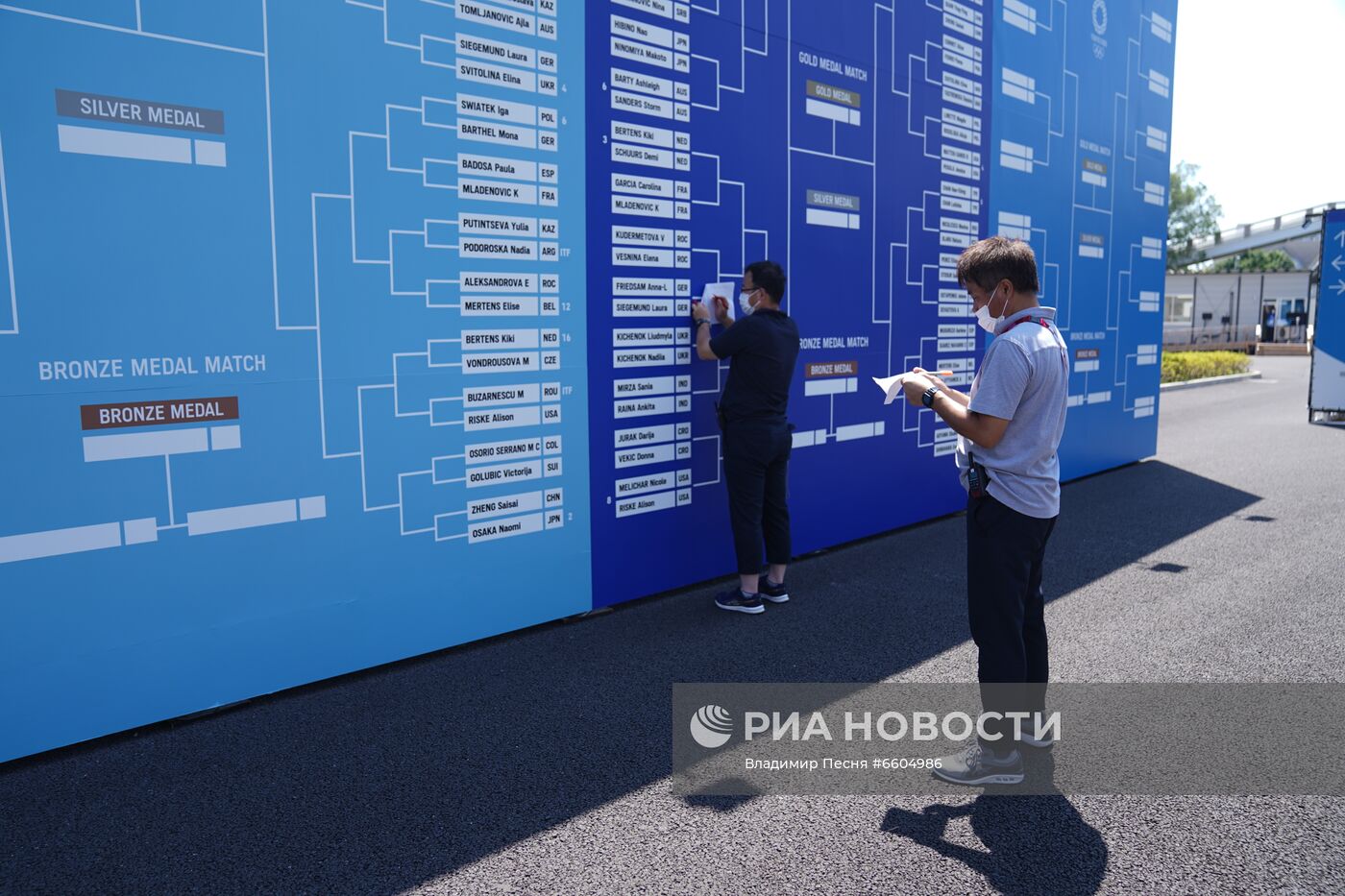 Олимпиада-2020. Теннис. Женщины. С. Эррани - А. Павлюченкова