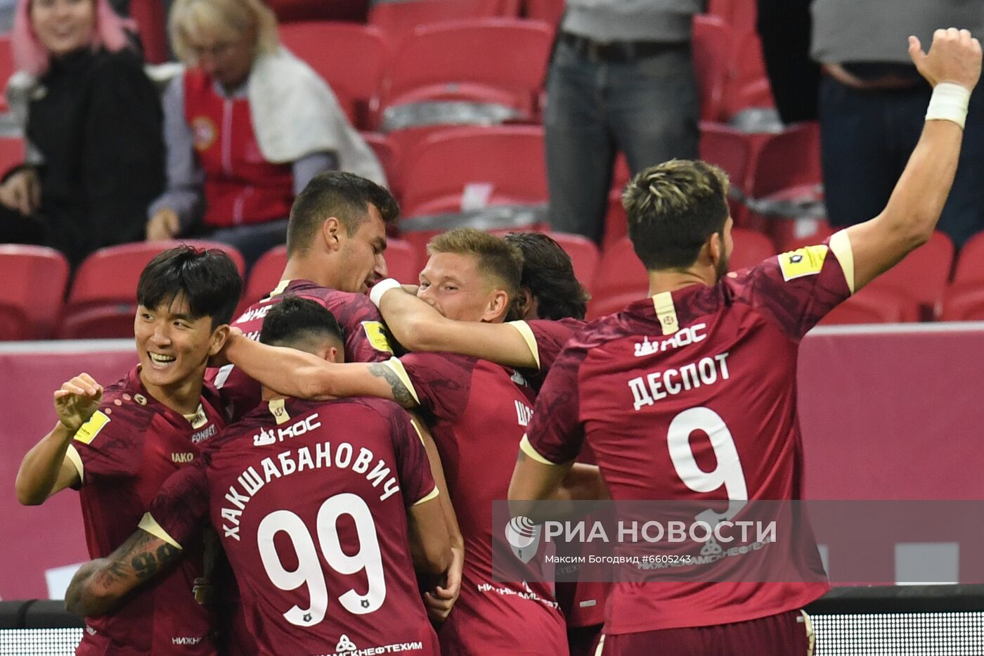 Футбол. РПЛ. Матч "Рубин" - "Спартак"