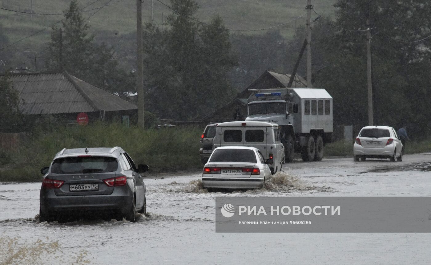 Паводки в Забайкальском крае