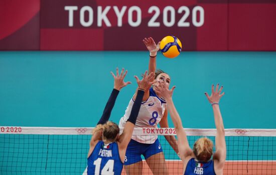 Олимпиада-2020. Волейбол. Женщины. Матч Россия - Италия