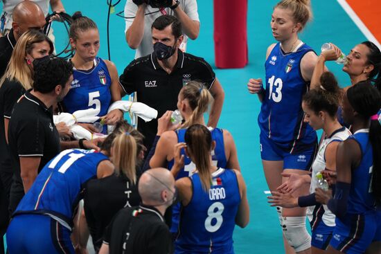 Олимпиада-2020. Волейбол. Женщины. Матч Россия - Италия