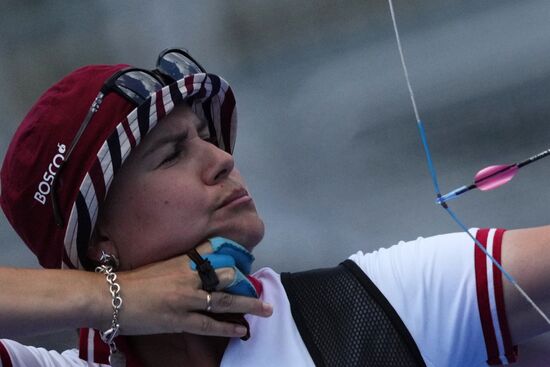 Олимпиада-2020. Стрельба из лука. Женщины. Командное первенство