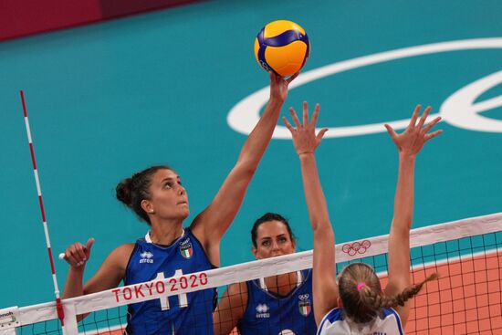 Олимпиада-2020. Волейбол. Женщины. Матч Россия - Италия