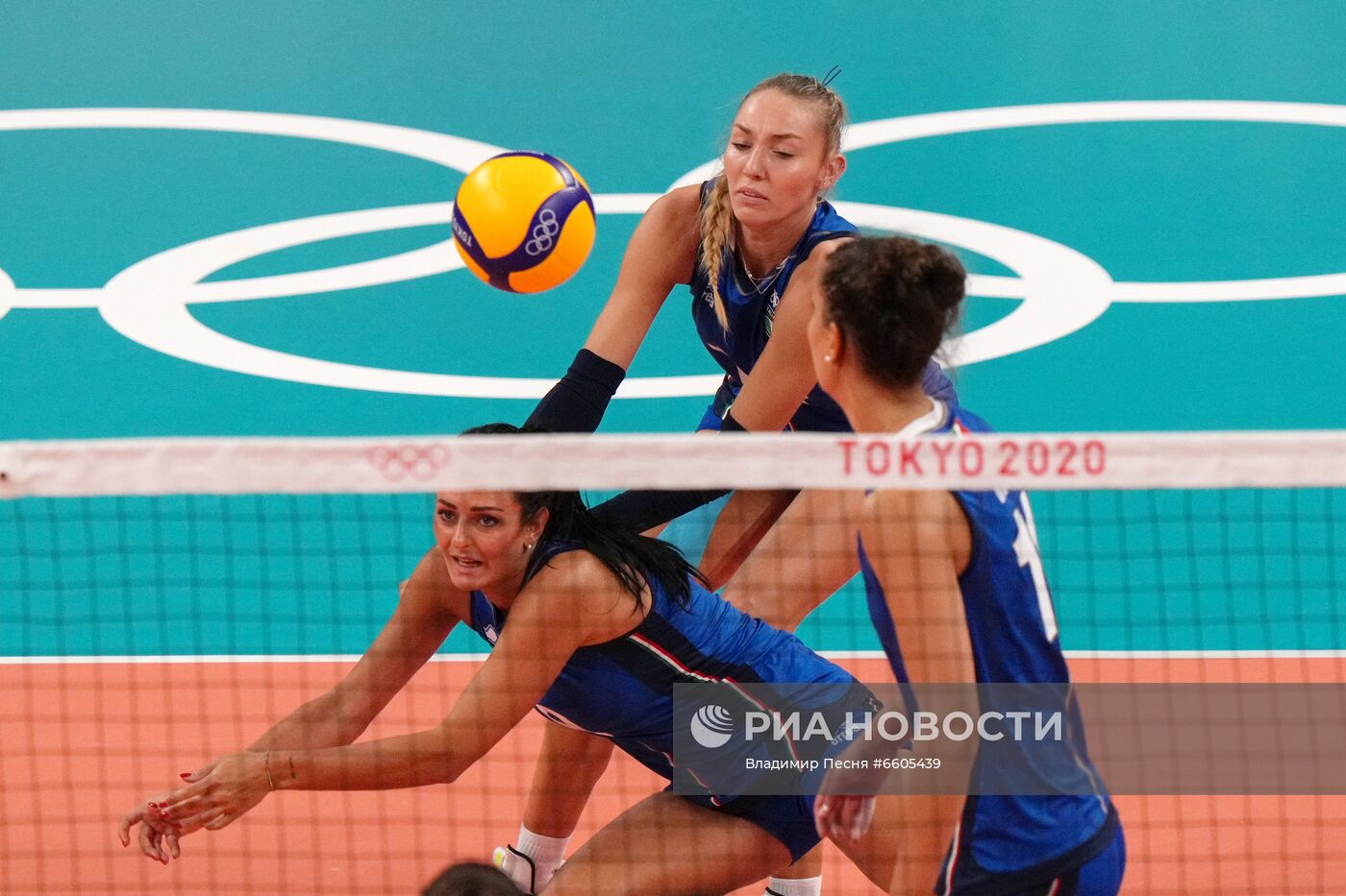 Олимпиада-2020. Волейбол. Женщины. Матч Россия - Италия