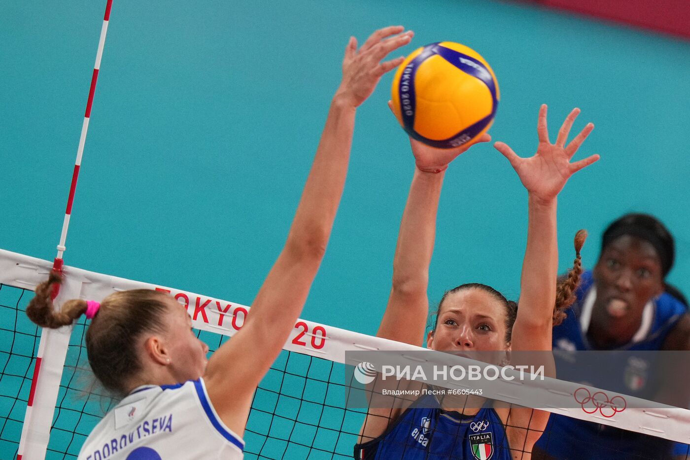 Олимпиада-2020. Волейбол. Женщины. Матч Россия - Италия