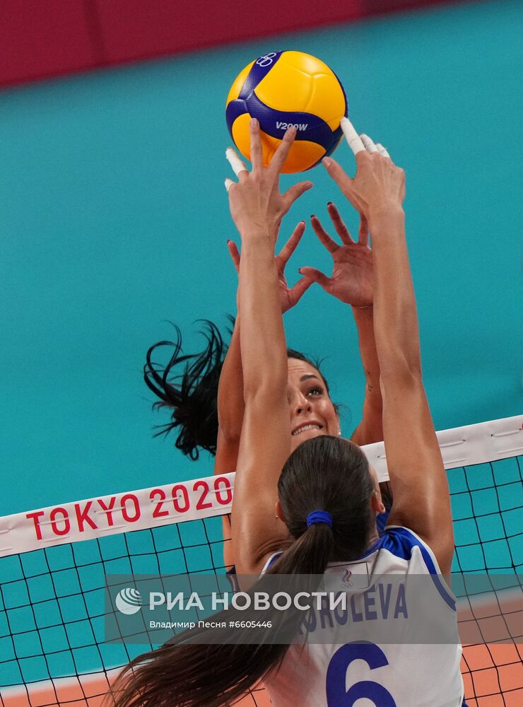 Олимпиада-2020. Волейбол. Женщины. Матч Россия - Италия