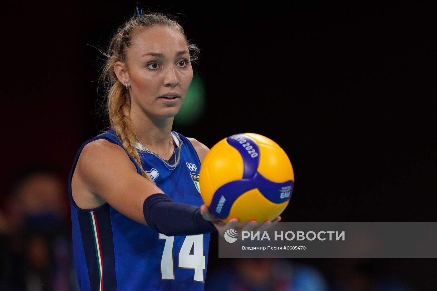 Олимпиада-2020. Волейбол. Женщины. Матч Россия - Италия