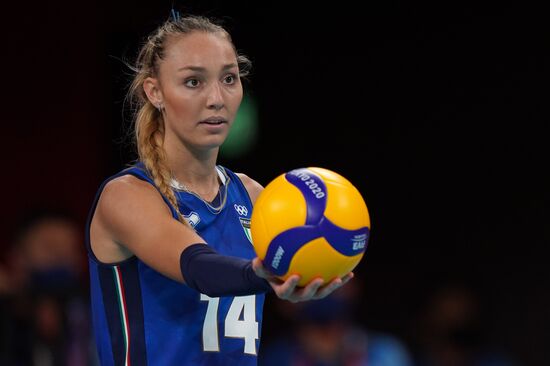 Олимпиада-2020. Волейбол. Женщины. Матч Россия - Италия