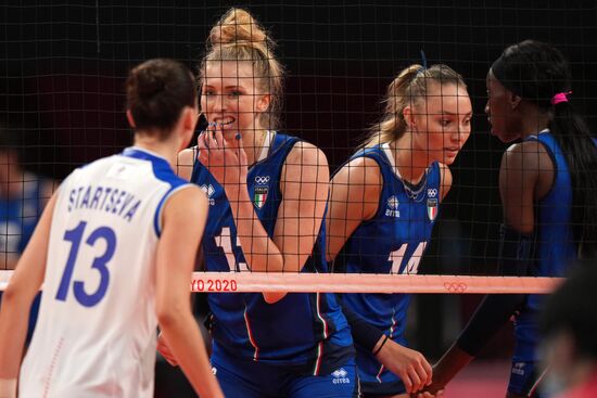 Олимпиада-2020. Волейбол. Женщины. Матч Россия - Италия