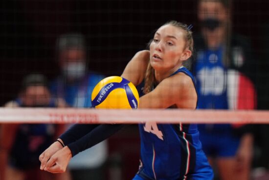 Олимпиада-2020. Волейбол. Женщины. Матч Россия - Италия