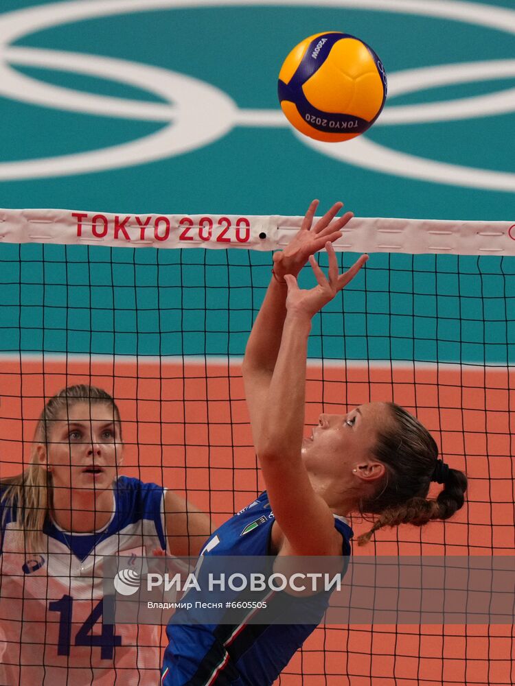 Олимпиада-2020. Волейбол. Женщины. Матч Россия - Италия