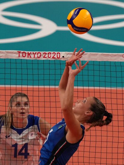 Олимпиада-2020. Волейбол. Женщины. Матч Россия - Италия